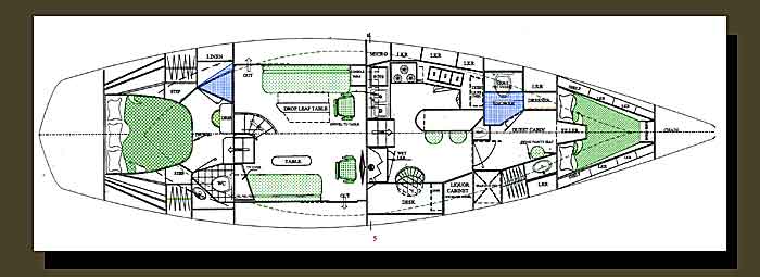 Shannon 52 global Interior